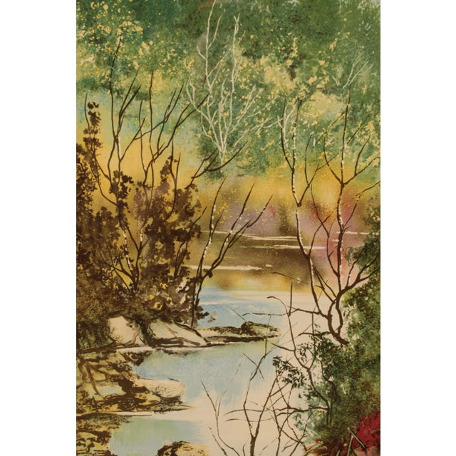 1990s Diane Anderson, 'One Still Moment' Lithograph Print For Sale - Image 5 of 13