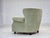 Danish Relax Armchair in Light Green Furniture Velour, 1970s For Sale - Image 9 of 18