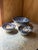 Vintage Moroccan Safi Pottery Nesting Bowl Set in Hand-Painted Cobalt Blue, 1950, Set of 3 For Sale - Image 14 of 17