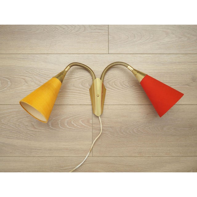 Danish Wall Lamp, 1970s For Sale - Image 3 of 17