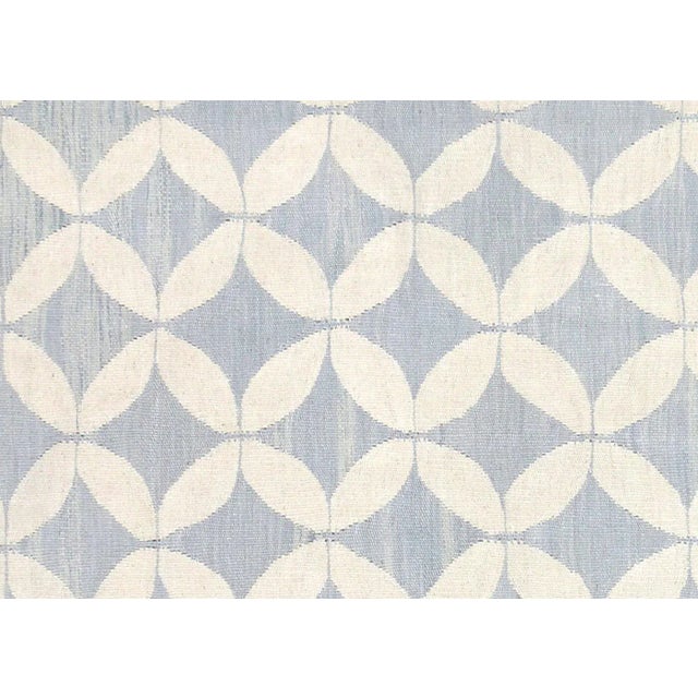 Recently Woven Egyptian Kilim. Hand woven in modern designs with wool on cotton foundation in the Fustat region of the...