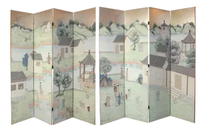 Chinese Eight-Panel Folding Screen