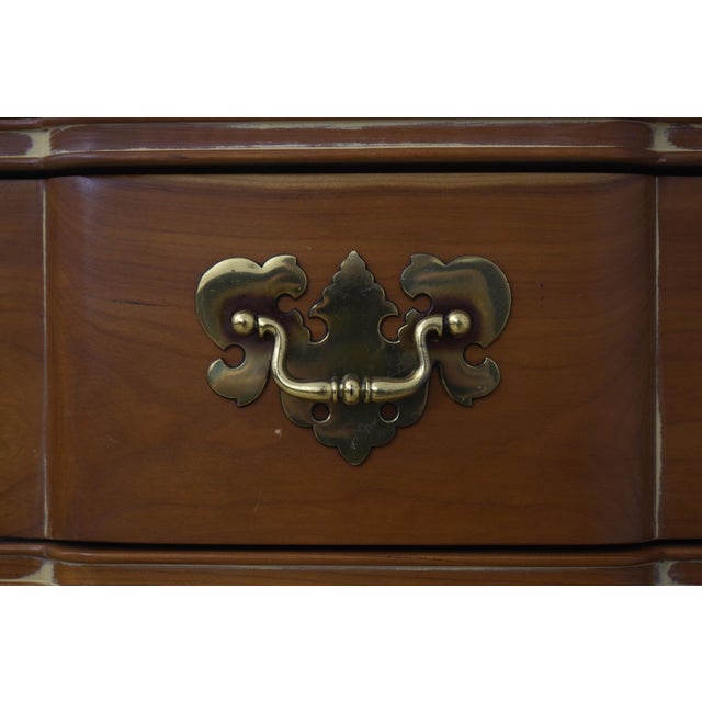 Cherry Georgian Style Block Front Chest For Sale - Image 11 of 18
