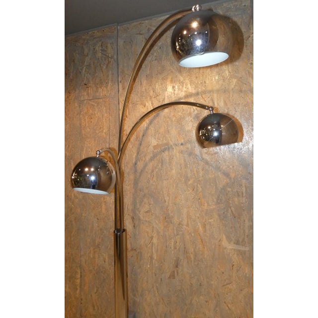 Reggiani Italian Three-Light Lamp by Goffredo Reggiani for Reggiani, 1960s For Sale - Image 4 of 15