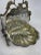 Metal Antique Biscuit Holder Shell in Silver, 1950s For Sale - Image 7 of 11