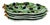 1970s Vintage 1970s Italian Majolica Olive Leaf Relish Trays - Set of 4 For Sale - Image 5 of 12