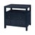 Modern Nora 28 in. W Raffia 2 Drawer Nightstand with Top Open Shelf, Blueberry For Sale - Image 3 of 11