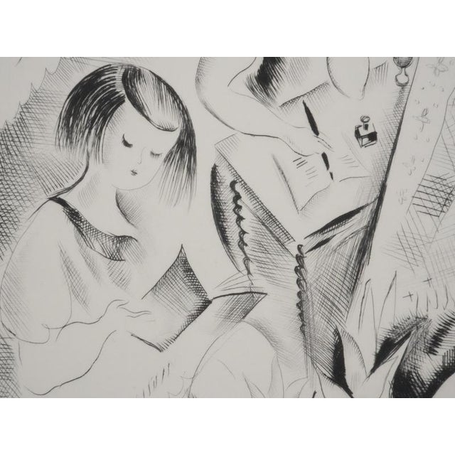 Mily Possoz, Lily of the Valley, Original Signed Engraving For Sale - Image 9 of 11