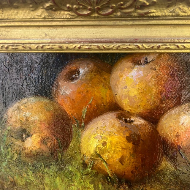 Impressionist Painting of Russet Apples by Adelaide Palmer For Sale - Image 3 of 4