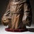 Wood Sculpture of a Monk, 19th Century, Wood For Sale - Image 7 of 8