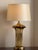 Offering a marvelous pair of late-20th century brass sculptural table lamps in the manner of Pierre Cardin. Love the...