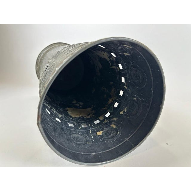 Arts & Crafts Cylindrical Umbrella or Stick Stand, 1900s For Sale - Image 6 of 10