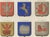 Ferdinand Séré, Chimerical Beasts in Heraldry, Dragons and Griffins, 1851, Chromolithograph For Sale - Image 6 of 9
