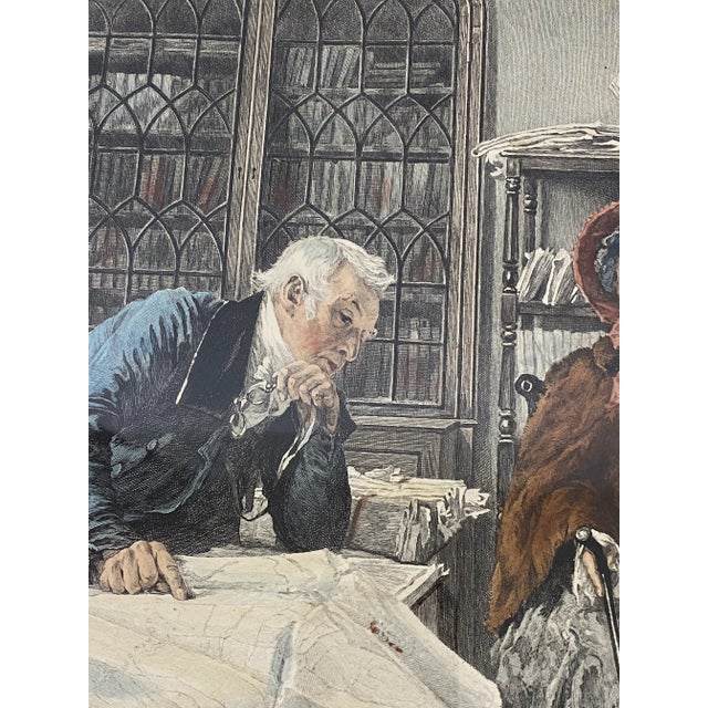 Dendly Sadler "The Right of Way" Antique Color Engraving C.1890 For Sale In San Francisco - Image 6 of 8