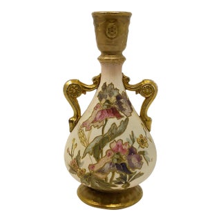 Antique Royal Bonn Germany Hand Painted Vase For Sale