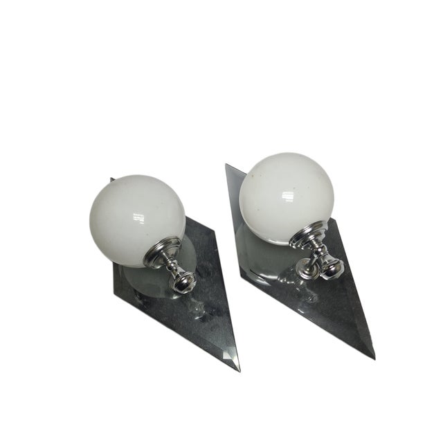 1960s Art Deco Sconces, Poland, 1960s, Set of 2 For Sale - Image 5 of 14