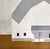 Contemporary Frontier by Justin Wheatley | Acrylic on Canvas White Barn on Ochre Ground For Sale - Image 3 of 9