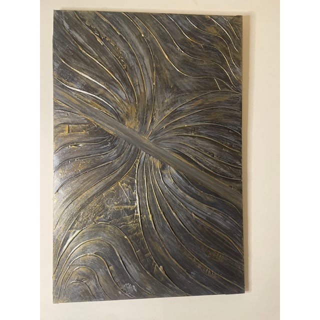 Make a statement with this one-of-a-kind original artwork created by a local artist. This 36” x 24” canvas features hand-...