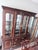 Chippendale Large Chippendale Mahogany China Cabinet – Mirrored Back, Glass Shelves For Sale - Image 3 of 11