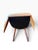 Cygal Art Deco 1 of 12 Cygal Art Deco Walnut & Leather Spoon Back Dining Chair For Sale - Image 4 of 7