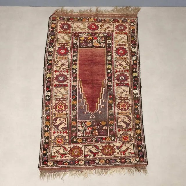 Vintage Turkish Kirsehir Rug For Sale - Image 3 of 10