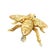 Metal 1980s 14k Yellow Gold & Emerald Bee Brooch For Sale - Image 7 of 13