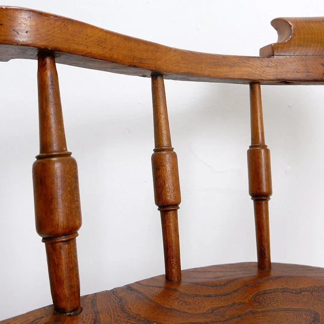 Antique English Smoking Chair, 1890s For Sale - Image 13 of 15