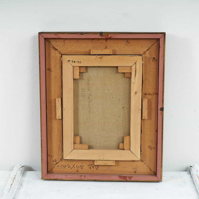 Gabriella Bertacchini, Roses, 1970s, Oil on Canvas, Framed For Sale - Image 4 of 6