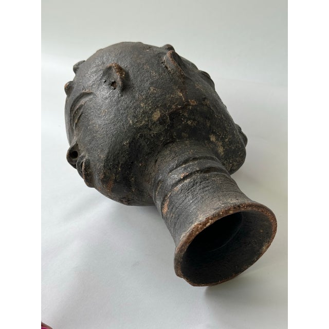 19th Century Akan Terracotta Head For Sale - Image 11 of 12