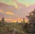 Falls Afterglow by Harold Deist | Oil Painting of a sunset over a forested landscape For Sale