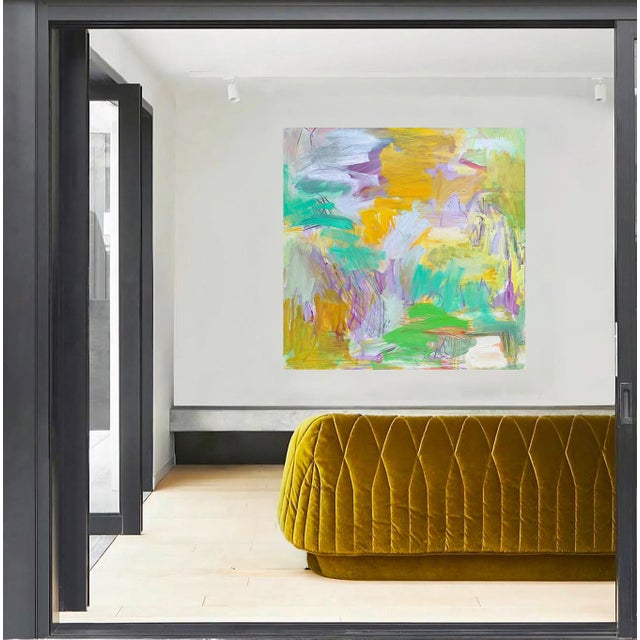 Yellow Passage — 48x48 For Sale In Nashville - Image 6 of 6