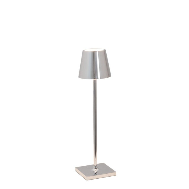 Zafferano Poldina Micro Lamp, glossy Chrome For Sale - Image 4 of 4
