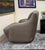 2020s W. Schillig Leather Nikki Swivel Lounge Chair For Sale - Image 5 of 12