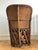 Mexican Equipale Folk Art Chair With Hand-Painted Bullfight Scene 1930s For Sale - Image 9 of 12