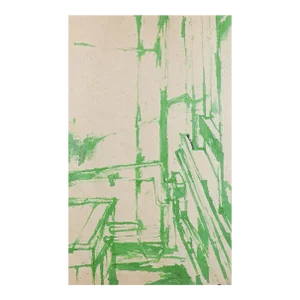 Abstract Drawings 1 Green 1 Gray & Black