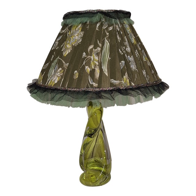 Vintage Table Lamp from Cristalleries De Val St Lambert, 1970s For Sale