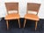 Mid-Century Modern William A. Berkey for John Widdicomb Walnut Side Chairs With Faux Leather Seats - A Pair For Sale - Image 12 of 12