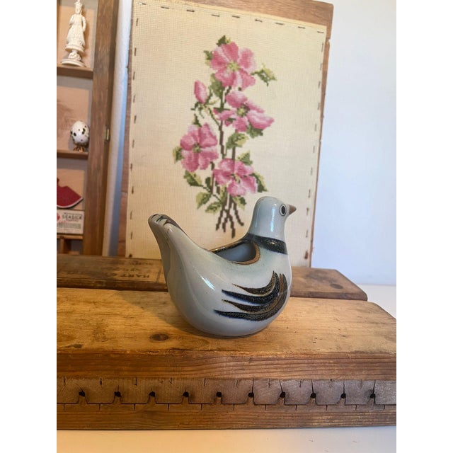 1970s 1970s Vintage Pottery Bird Ken Edwards Style For Sale - Image 5 of 7