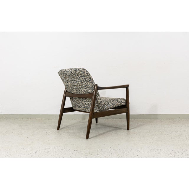 1960s Mid-Century Modern Lounge Chair by Edmund Homa for GFM, Poland, 1960s For Sale - Image 5 of 14