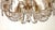 Mid-Century Modern Antique Brass and Lead Crystal 7-Light Chandelier from Preico, 1980s For Sale - Image 3 of 9