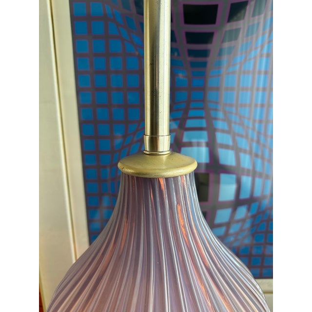 The Marbro Lamp Company 1980s Large Murano Glass Lamp by Marbro For Sale - Image 4 of 12