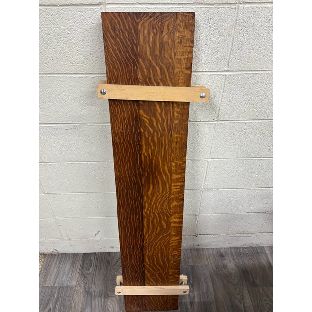 Antique Jacobean Revival Quarter Sawn Oak Tiger Oak Barley Twist Dining Table For Sale - Image 10 of 11