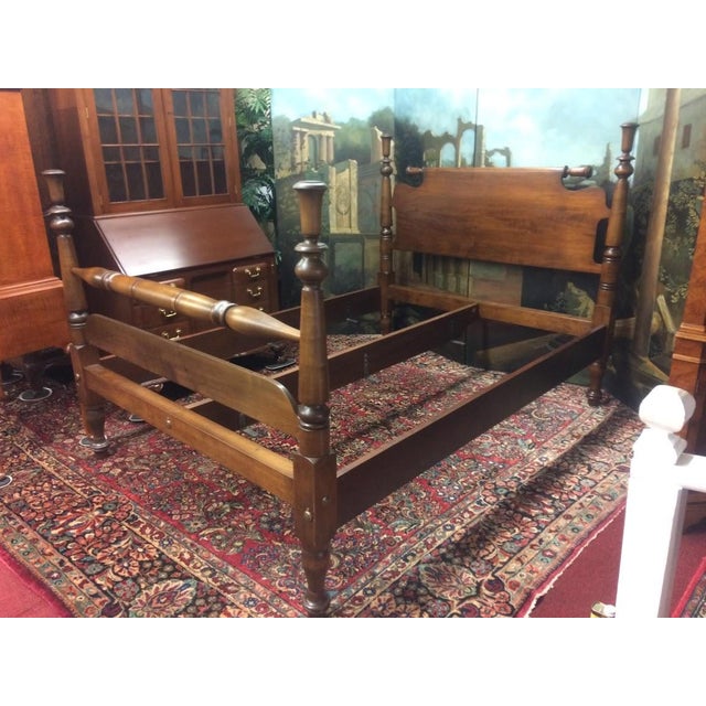 Tulip Poster Bed, Queen Size Bed, Leonards New England Furniture For Sale - Image 6 of 6