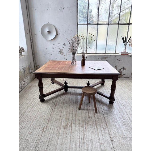 Louis XIV Oak Table, 1900s For Sale - Image 5 of 18