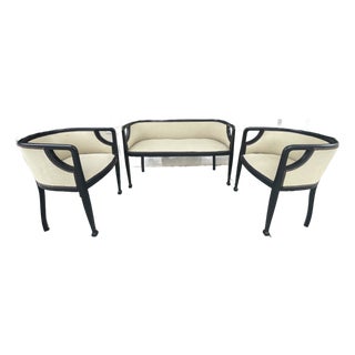 Three Piece Salon Viennese Secession Movement For Sale