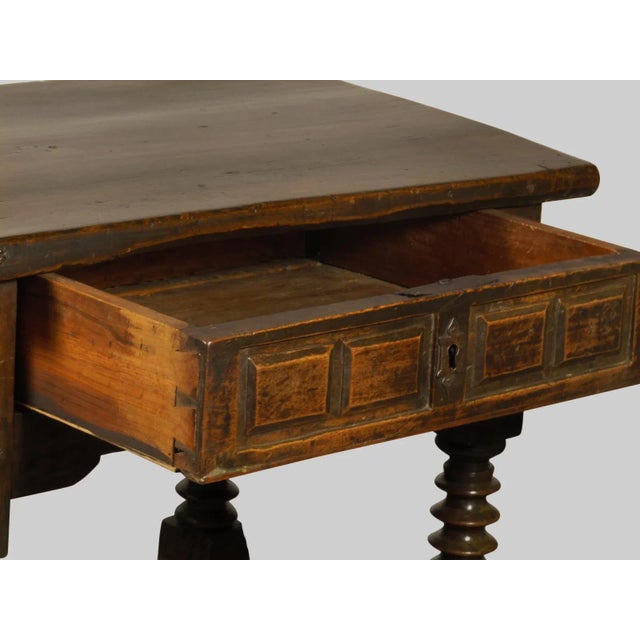 17th-C. Spanish Baroque Side Table For Sale - Image 10 of 12