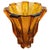 Art Deco Honey-Colored Glass Vase by Henri Heemskerk Scailmont, 1920s For Sale - Image 4 of 9