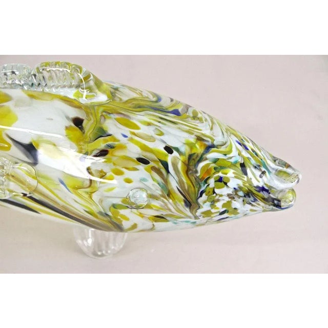 Mid-Century Murano Glass Fish Sculpture, Italy, 1950s For Sale - Image 12 of 18