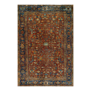 Early 20th Century N.W. Persian Heriz Carpet ( 6'4''x 9'1'' - 193 x 277 )