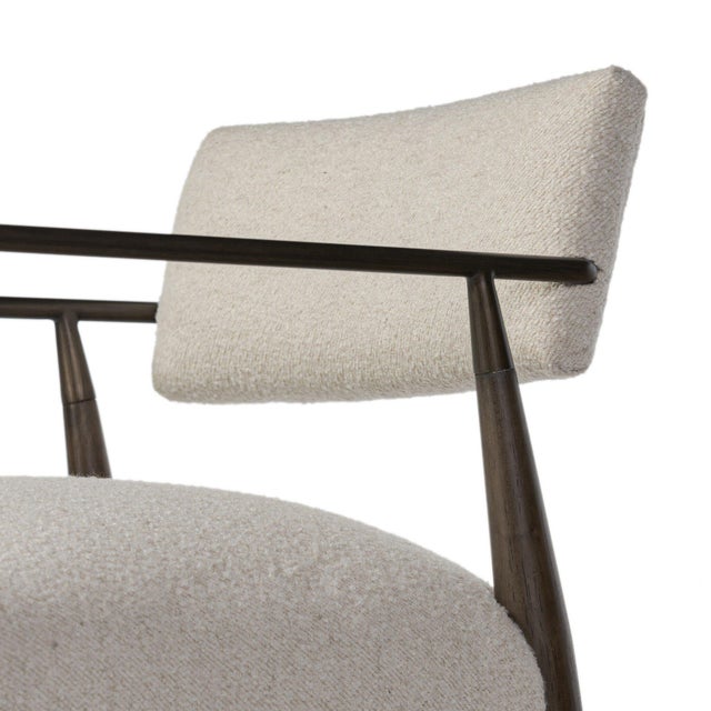 Contemporary Four Hands Waldon Counter Stool - Charter Oatmeal For Sale - Image 3 of 11
